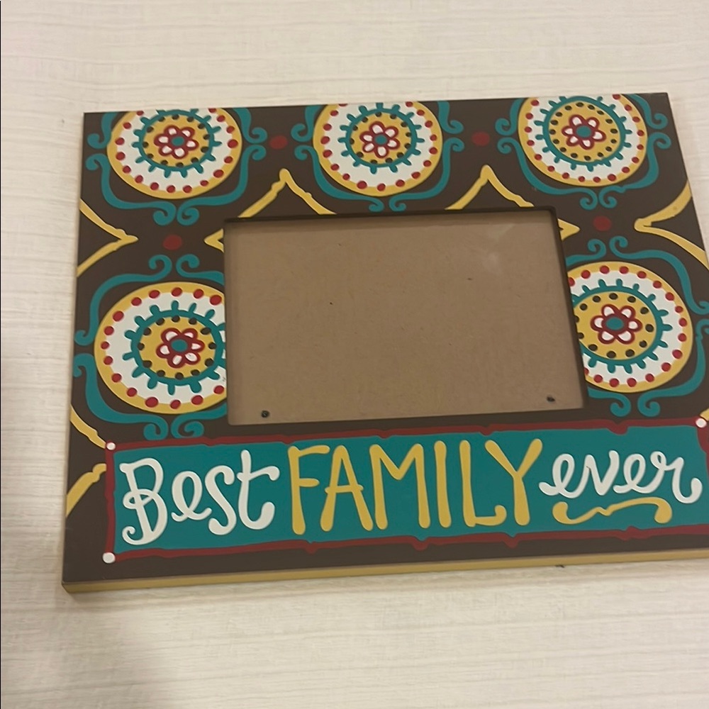 Colorful Family Photo Frame